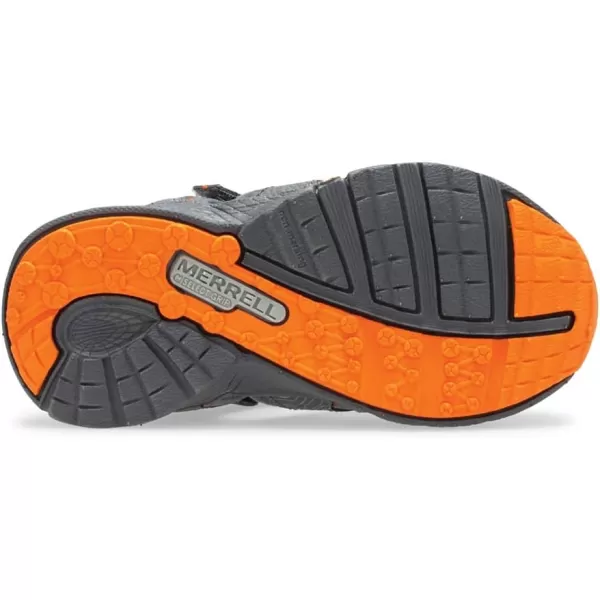 imageMerrell UnisexChild Hydro Junior Sport SandalGreyOrange