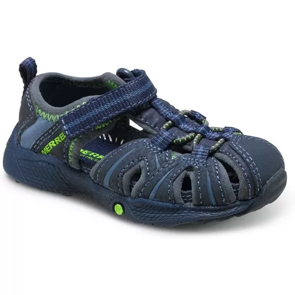imageMerrell UnisexChild Hydro Junior Sport SandalNavyGreen