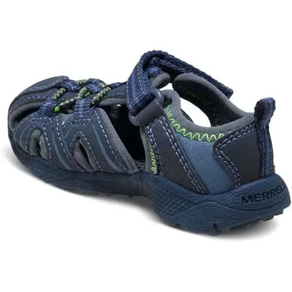 imageMerrell UnisexChild Hydro Junior Sport SandalNavyGreen