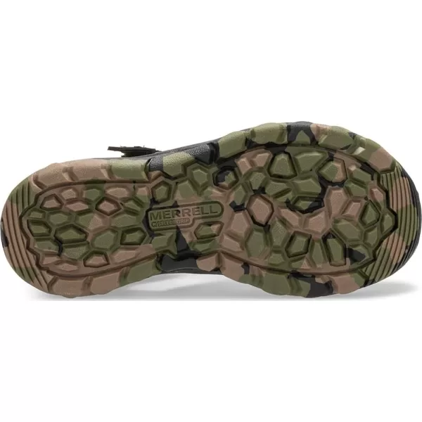 imageMerrell UnisexChild Hydro Junior Sport SandalOliveCamo