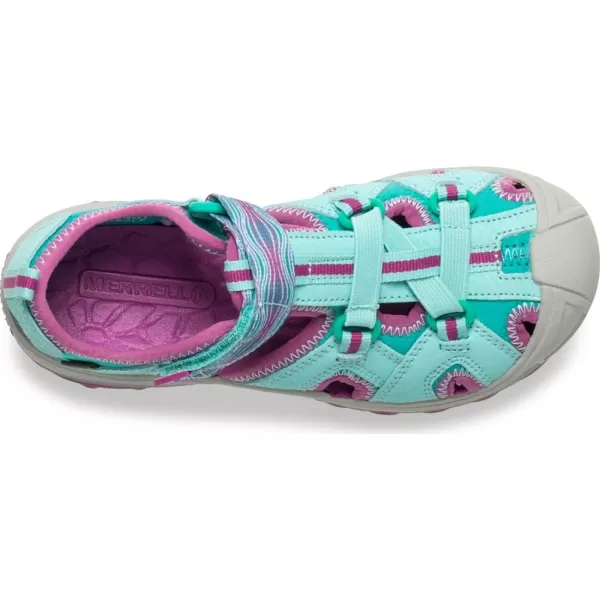 imageMerrell UnisexChild Hydro Junior Sport SandalTurqPurple