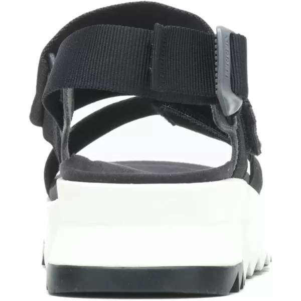 imageMerrell Womens Alpine Cush Backstrap Wedge SandalBlack