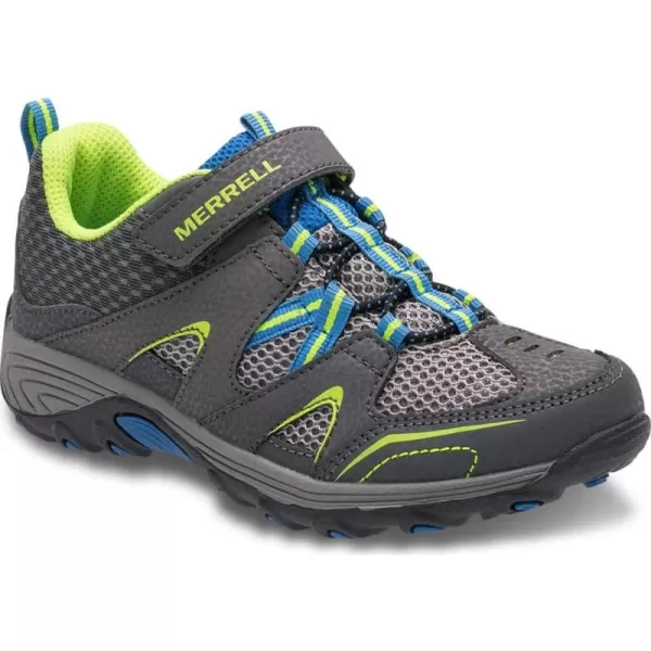 imageMerrell Kids Trail Chaser Hiking SneakerGreyBlueCitron
