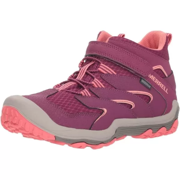 imageMerrell UnisexChild Chameleon 7 Access Mid aC WTR Hiking BootBerryCoral