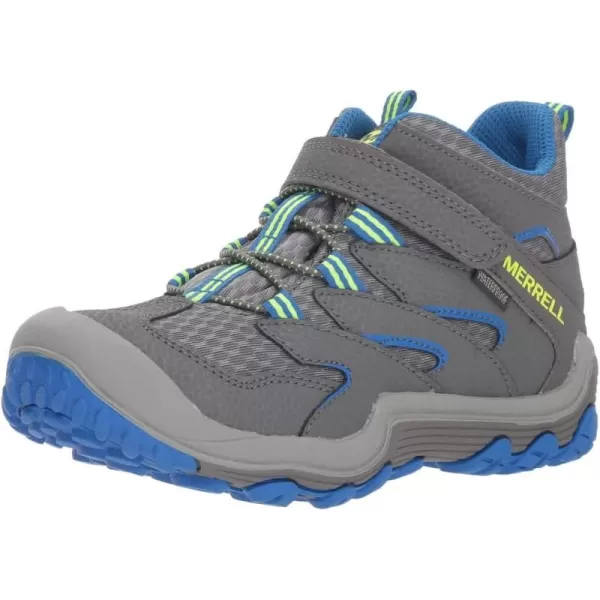 imageMerrell UnisexChild Chameleon 7 Access Mid aC WTR Hiking BootGreyBlue