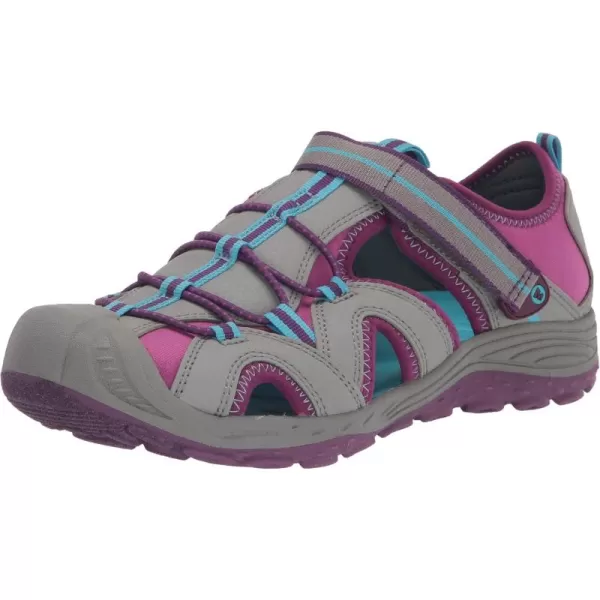 imageMerrell UnisexChild Hydro 2 SandalGreyBerry