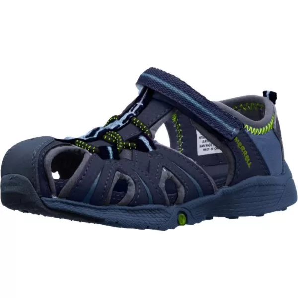 imageMerrell UnisexChild Hydro Junior Sport SandalNavyGreen