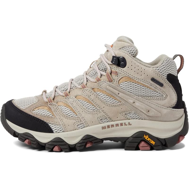 imageMerrell Womens Moab 3 Mid Waterproof Hiking BootAluminum