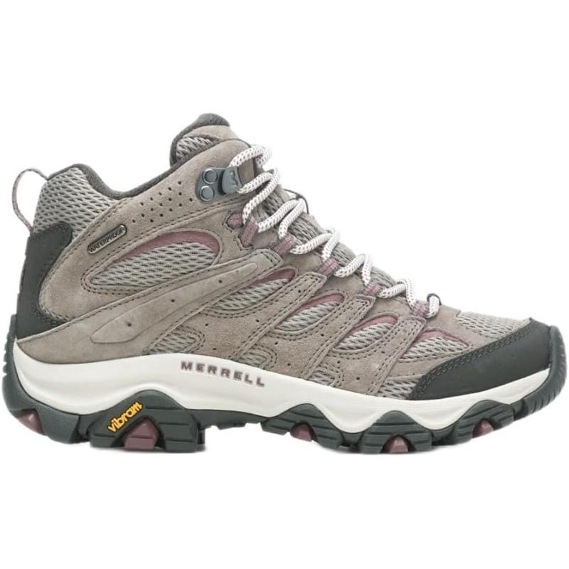 imageMerrell Womens Moab 3 Mid Waterproof Hiking BootFalcon Grey