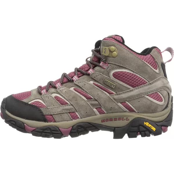imageMerrell Womens Moab 2 Mid Waterproof Hiking BootBoulderBlush