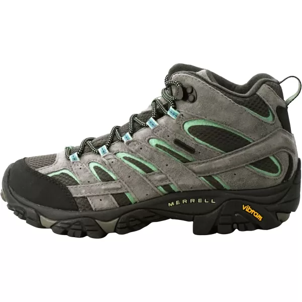 imageMerrell Womens Moab 2 Mid Waterproof Hiking BootDrizzleMint