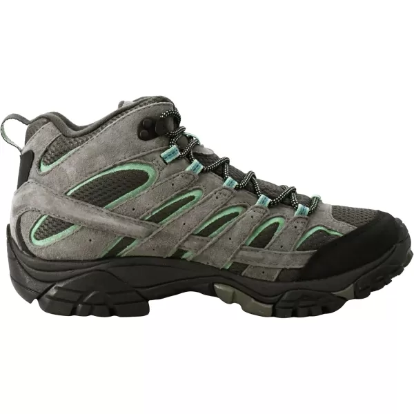imageMerrell Womens Moab 2 Mid Waterproof Hiking BootDrizzleMint