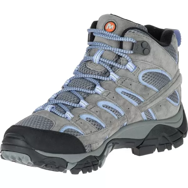 imageMerrell Womens Moab 2 Mid Waterproof Hiking BootGreyPeriwinkle