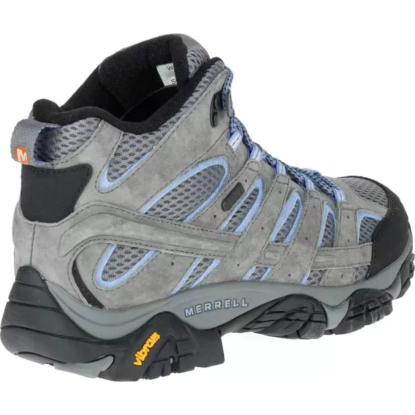 imageMerrell Womens Moab 2 Mid Waterproof Hiking BootGreyPeriwinkle