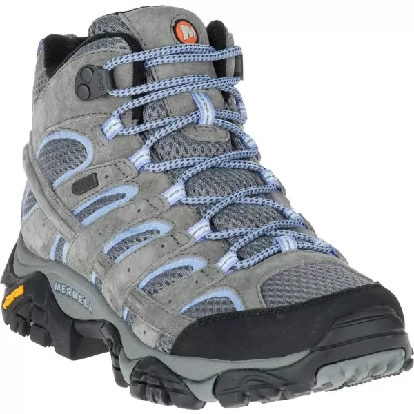 imageMerrell Womens Moab 2 Mid Waterproof Hiking BootGreyPeriwinkle