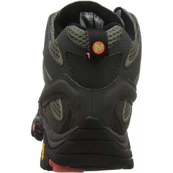 imageMerrell Womens Moab 2 Vent Mid Hiking BootGrey Beluga Olive