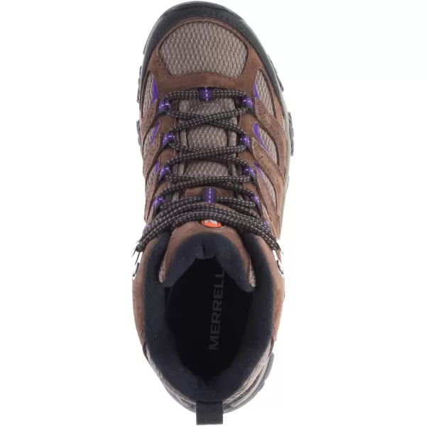 imageMerrell Womens Moab 3 Mid Waterproof Hiking BootBrakenPurple