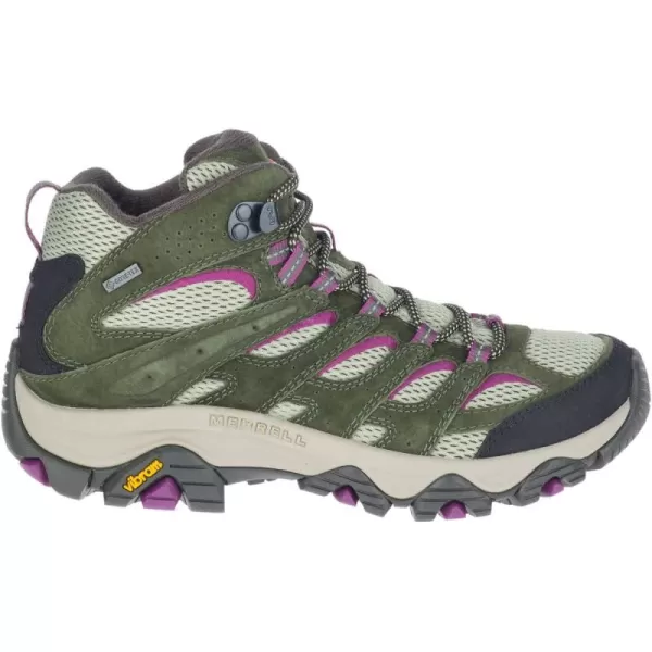 imageMerrell Womens Moab 3 Mid Waterproof Hiking BootLichenMulberry