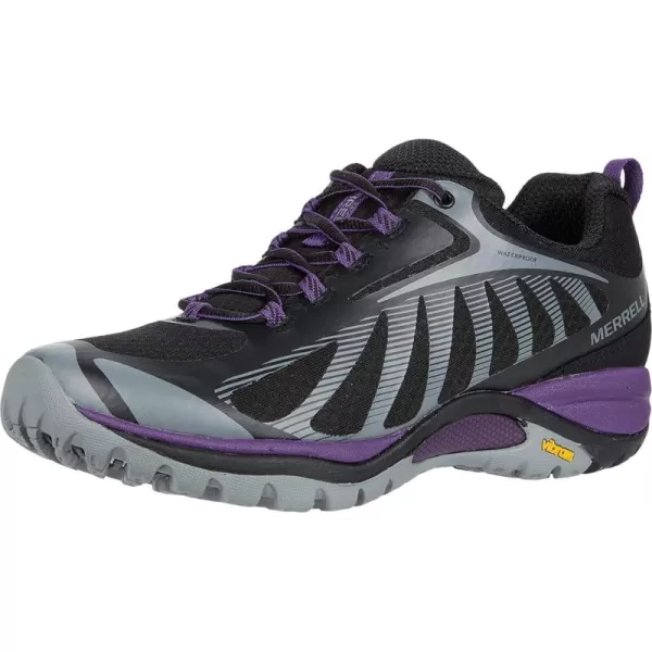 imageMerrell Womens Siren Edge Waterproof Walking ShoeBlackAcai