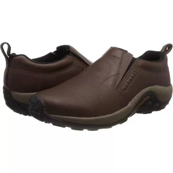 imageMerrell Mens Jungle Leather SlipOn ShoeBlack Slate Leather