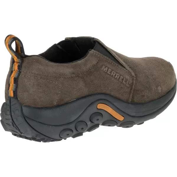 imageMerrell Mens Jungle Leather SlipOn ShoeBrown Gunsmoke Wide