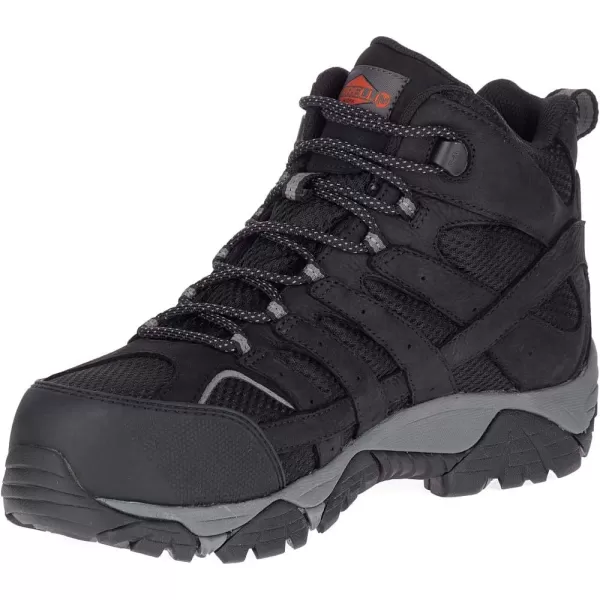 imageMerrell Mens Moab Vertex Mid Waterproof Composite Toe Construction BootBlack