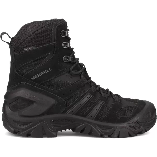 imageMerrell Strongfield Tactical 8quot Waterproof Unisex BootsBlack