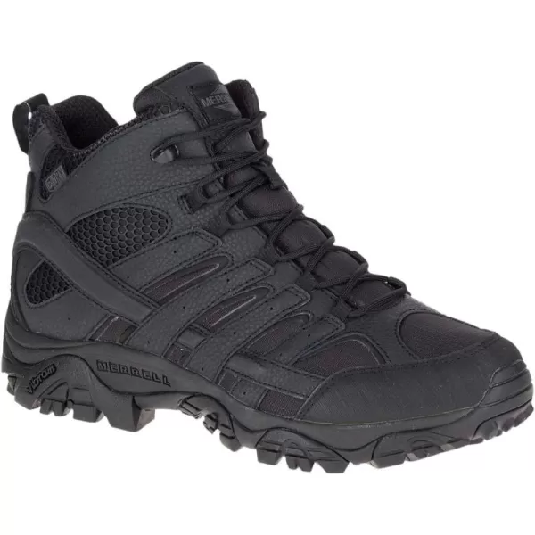 imageMerrell Mens Moab 2 Mid Wp MilitaryandTacticalBootsBlack