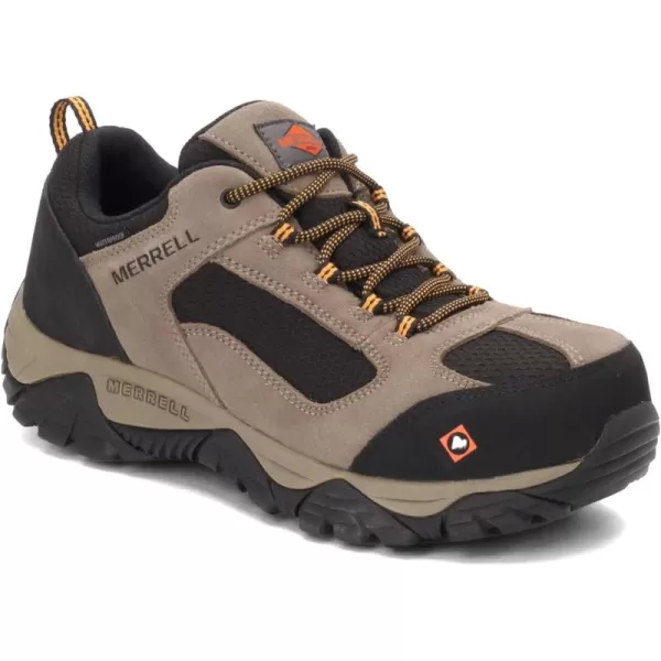 imageMerrell Mens Moab Onset Waterproof Composite Toe Construction ShoeWalnut