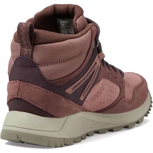 imageMerrell Mens Wildwood Mid Leather Waterproof Hiking BootMarronBurlwood