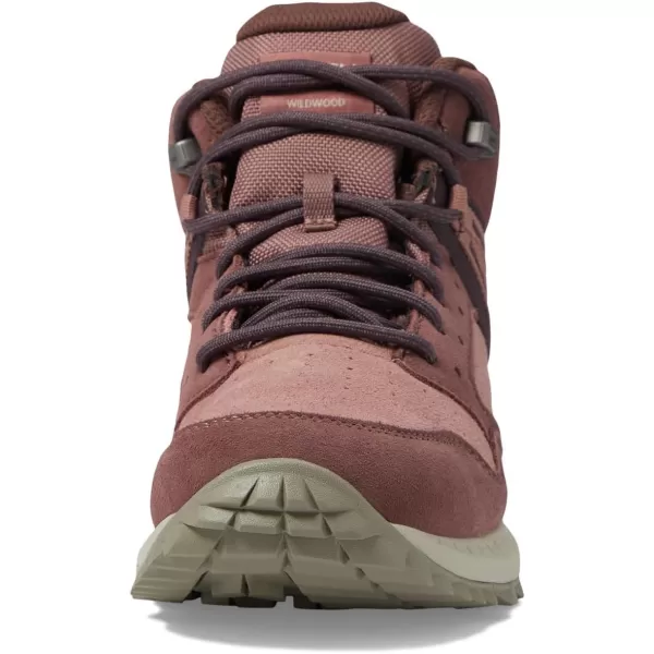 imageMerrell Mens Wildwood Mid Leather Waterproof Hiking BootMarronBurlwood