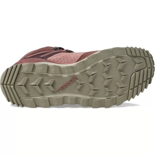 imageMerrell Mens Wildwood Mid Leather Waterproof Hiking BootMarronBurlwood