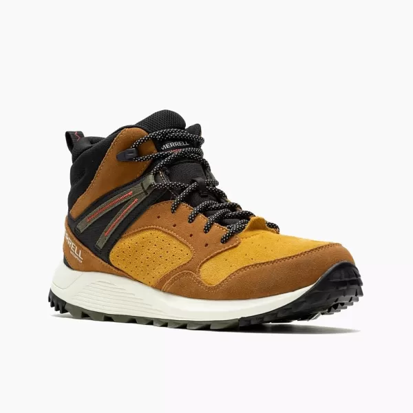 imageMerrell Mens Wildwood Mid Leather Waterproof Hiking BootSpice