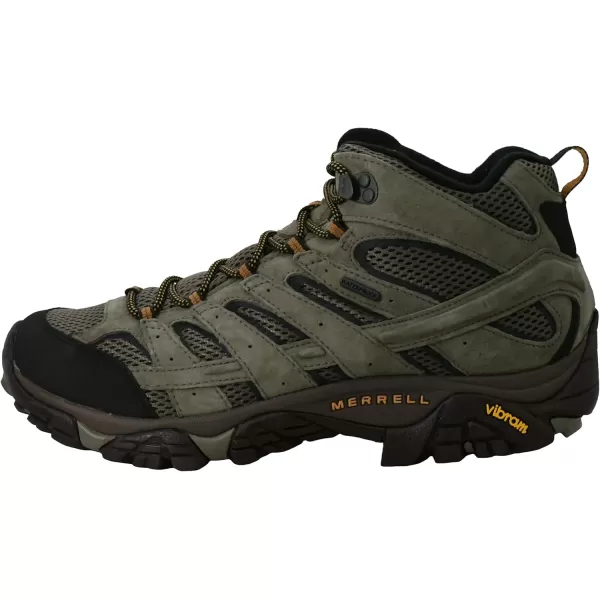 imageMerrell Mens Moab 2 Mid Waterproof Hiking BootWalnut