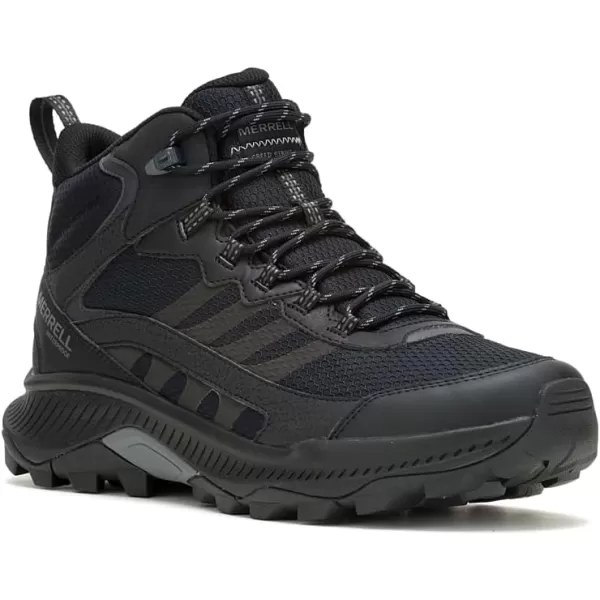 imageMerrell Mens Speed Strike 2 Mid Waterproof Hiking ShoeBlack