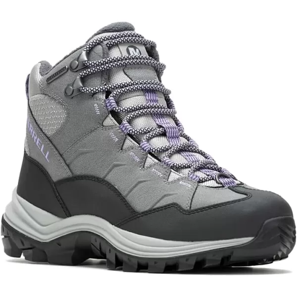 imageMerrell Womens Thermo Chill Mid Waterproof Snow Boot USCharcoalFlora