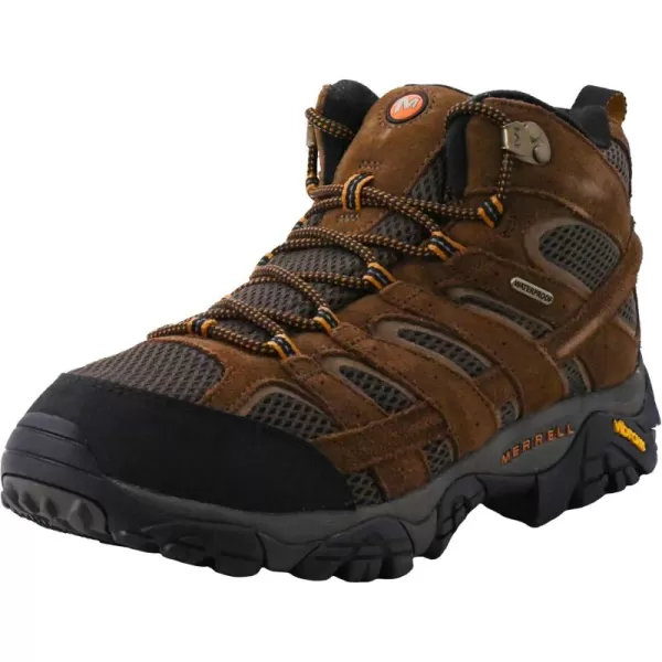 imageMerrell Mens Moab 2 Mid Waterproof Hiking BootEarth