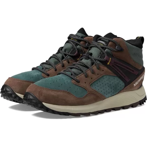 imageMerrell Mens Wildwood Mid Leather WaterproofForest