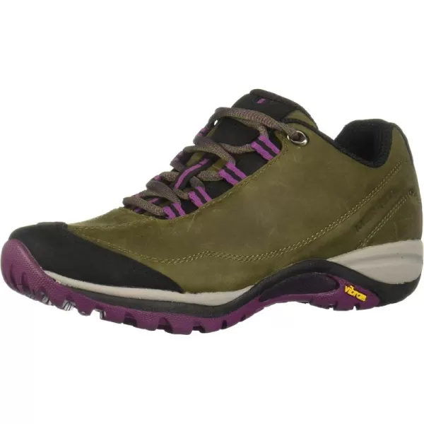 imageMerrell Womens Siren Traveller 3 Hiking ShoeOlivePurple