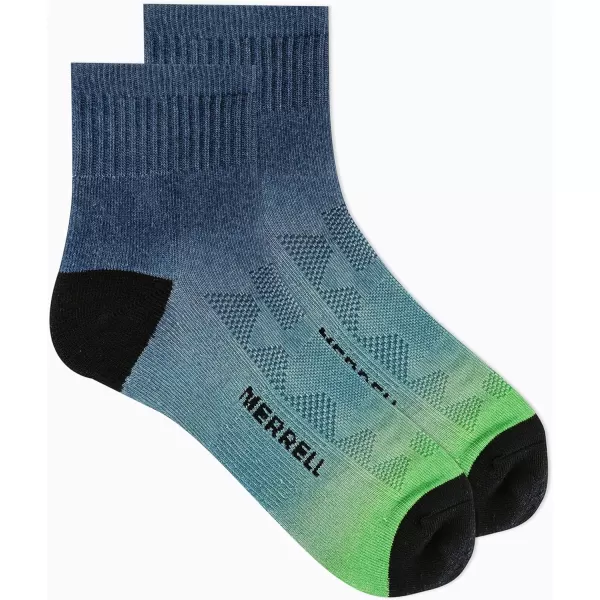 imageMerrell Mens and Womens MOAB Hiking Mid Cushion Socks  Moisture Wicking ampamp Arch SupportAnkle  Blue