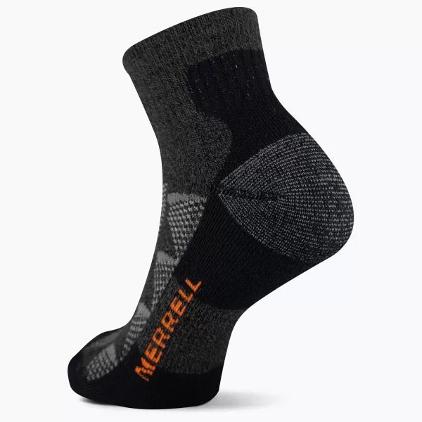 imageMerrell Mens and Womens MOAB Hiking Mid Cushion Socks  Moisture Wicking ampamp Arch SupportAnkle  Charcoal