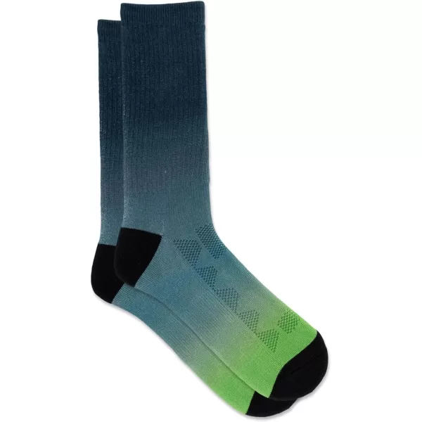 imageMerrell Mens and Womens MOAB Hiking Mid Cushion Socks  Moisture Wicking ampamp Arch SupportCrew  Blue