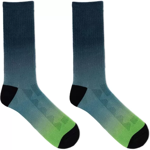 imageMerrell Mens and Womens MOAB Hiking Mid Cushion Socks  Moisture Wicking ampamp Arch SupportCrew  Blue