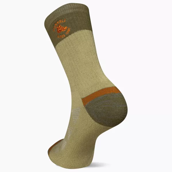 imageMerrell Mens and Womens MOAB Hiking Mid Cushion Socks  Moisture Wicking ampamp Arch SupportCrew  Green