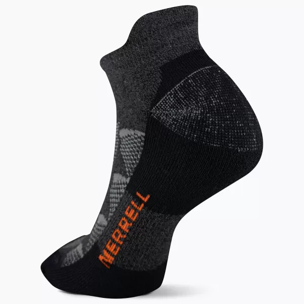 imageMerrell Mens and Womens MOAB Hiking Mid Cushion Socks  Moisture Wicking ampamp Arch SupportLow Cut Tab  Charcoal