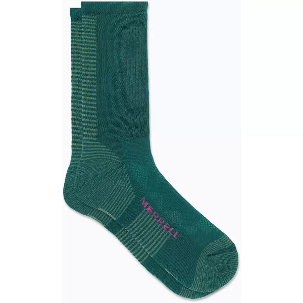 imageMerrell Unisex Adult Mens and Womens Moab Speed Lightweight Hiking Socks  Sustainable Coolmax EcomadeCrew  Turquoise