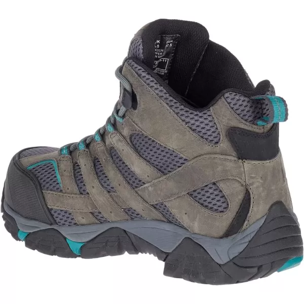 imageMerrell Womens Moab Vertex Mid Waterproof Composite Toe Construction BootPewter