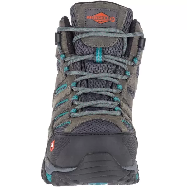 imageMerrell Womens Moab Vertex Mid Waterproof Composite Toe Construction BootPewter