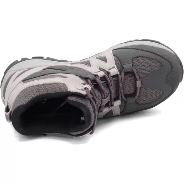 imageMerrell Womens Siren Mid Waterproof Alloy Toe Work Boots Wp atBrindleBoulderCharcoalPaloma