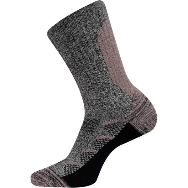 imageMerrell Kids MOAB Hiking Midweight Cushion Crew Socks  Coolmax Moisture Management and Arch SupportGreen